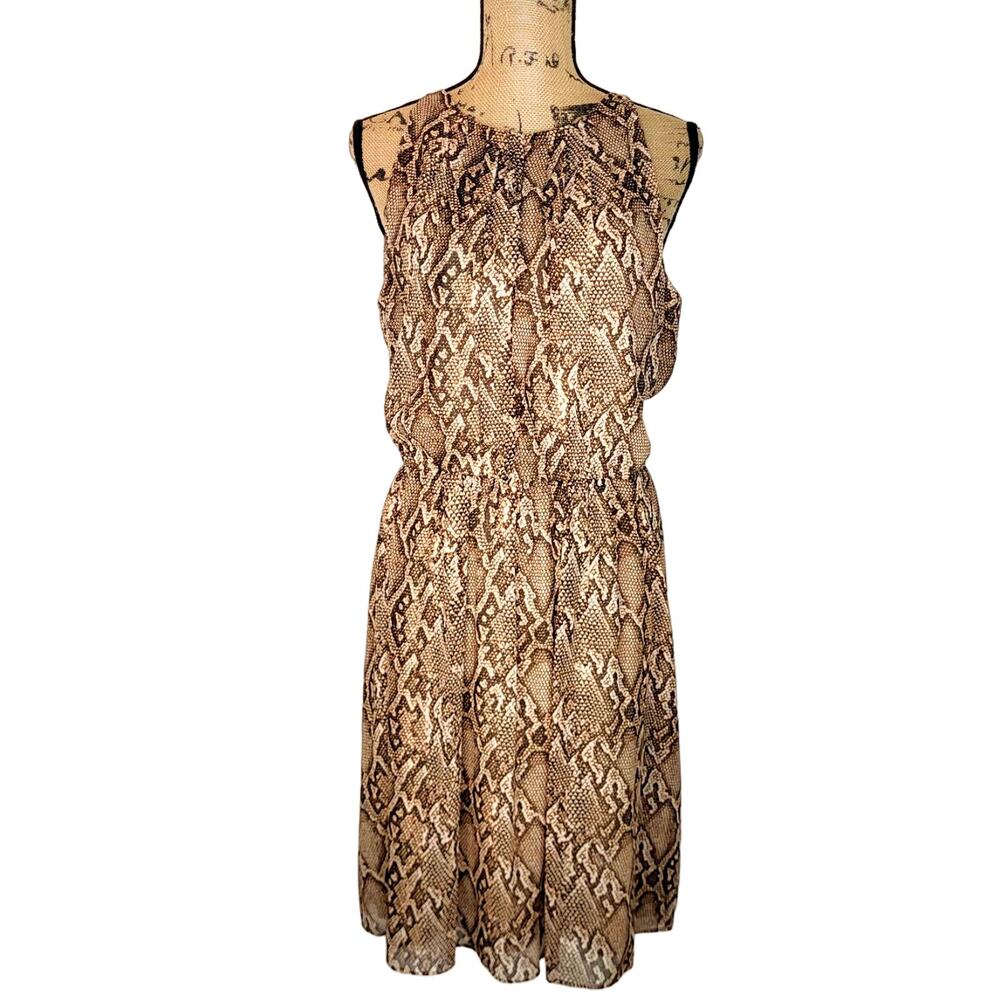 Lauren Ralph Lauren Python Print Blouson Georgett… - image 4